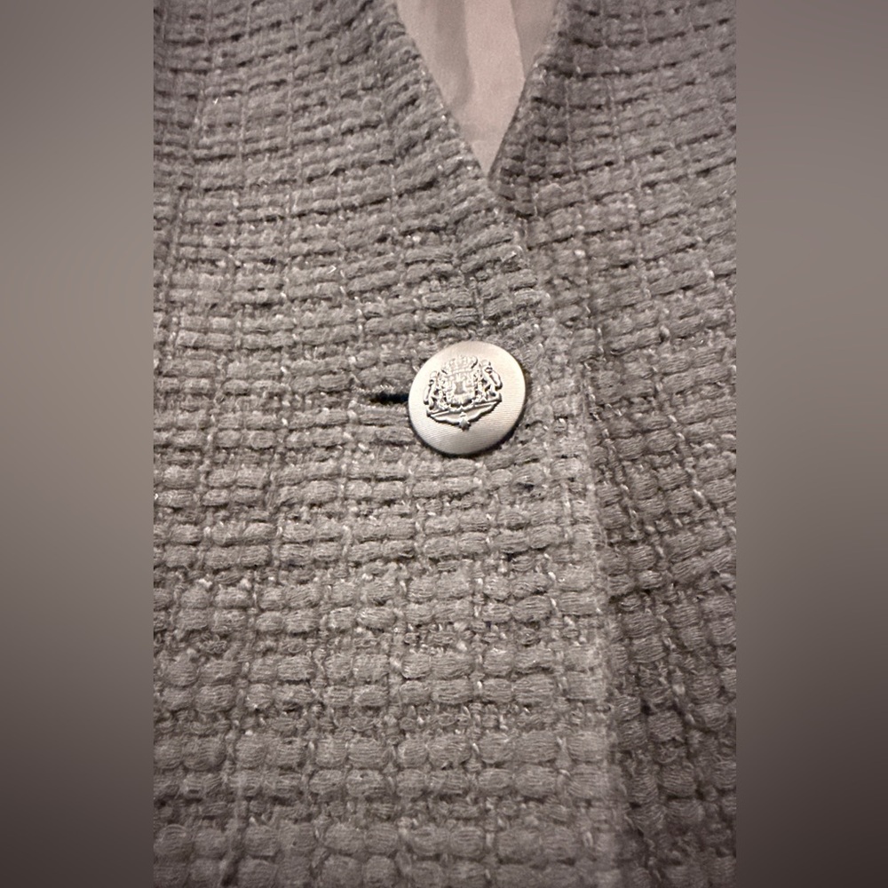 Maje Black Cotton-Tweed Blazer - Picture 7 of 13